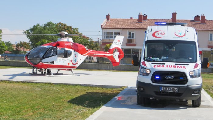 Hava ambulansı Yiğit bebek için havalandı