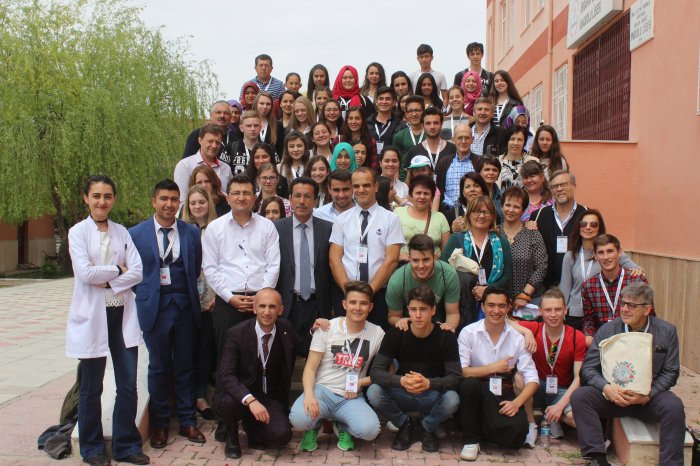 AB Erasmus projesinden 33 misafir geldi